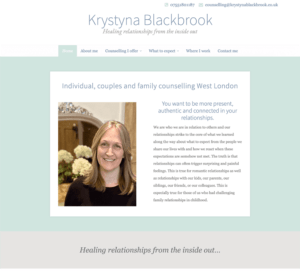 Krystyna Blackbrook, counsellor in West London