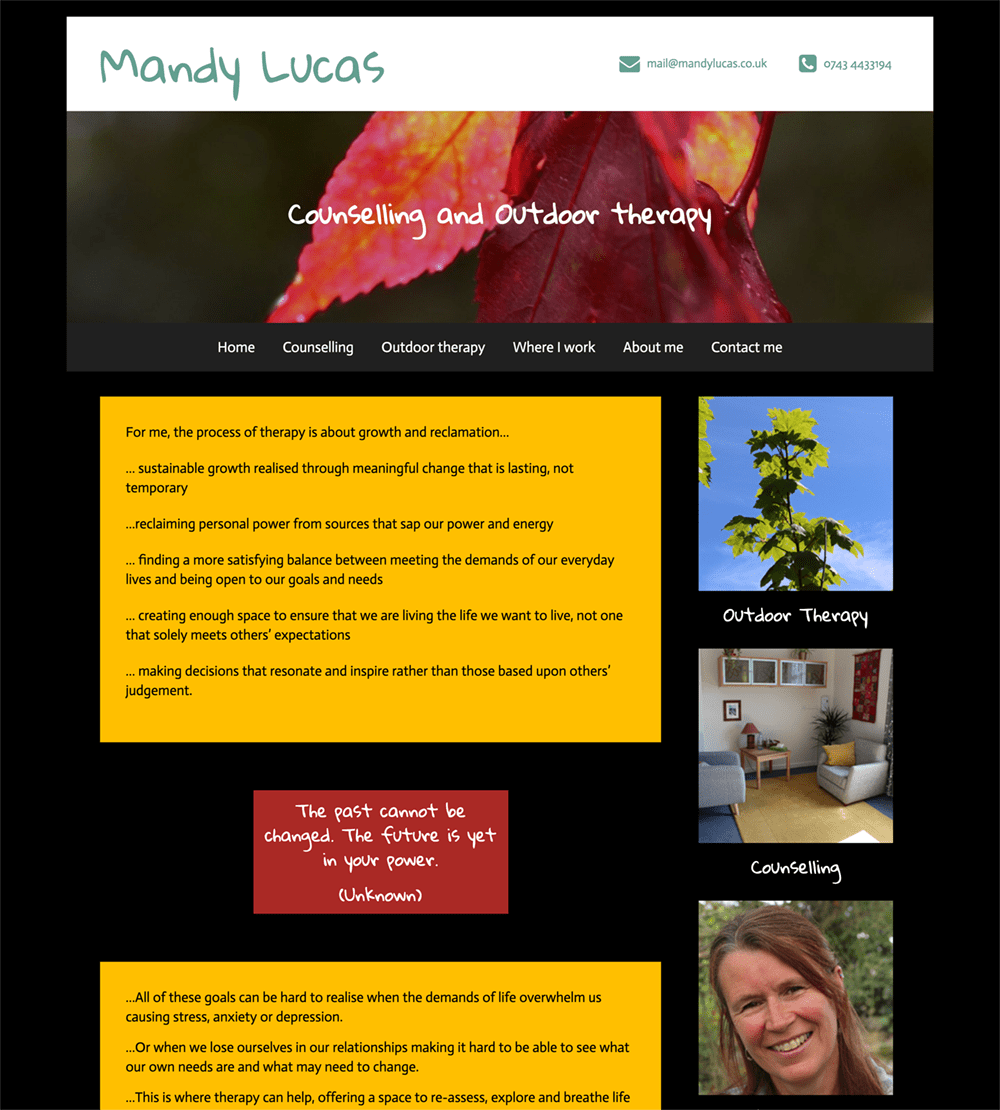Mandy Lucas, Counsellor in Skipton